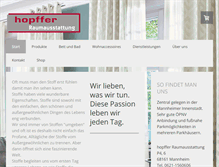 Tablet Screenshot of hopffer.de